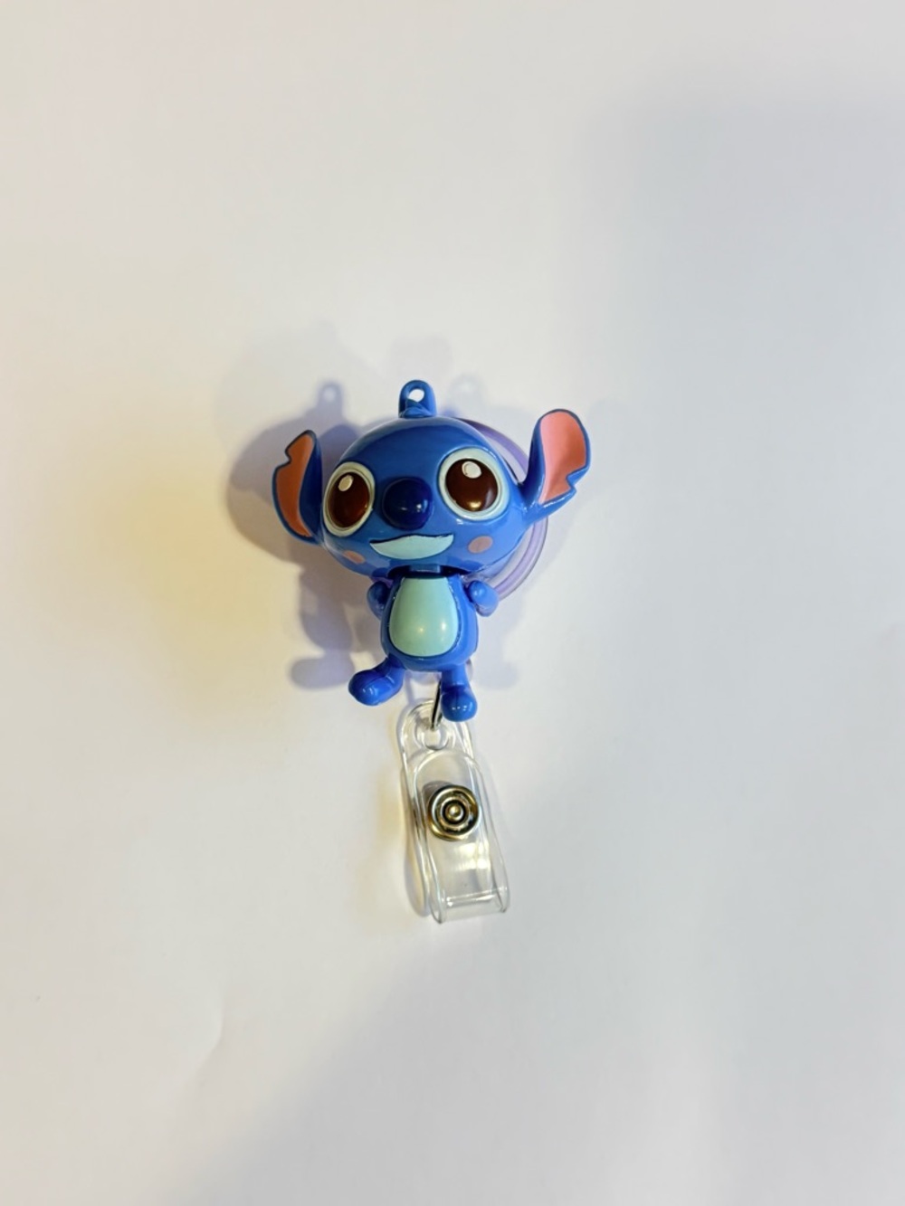 Cute 3D Stitch Badge Reel | Nurse Teacher ID Holder | Work Accessory